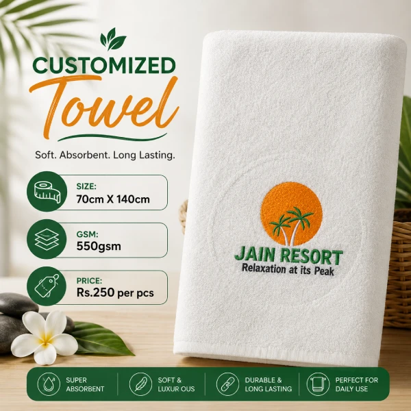 Customized Towel Pricing in India 2026: Cost by GSM